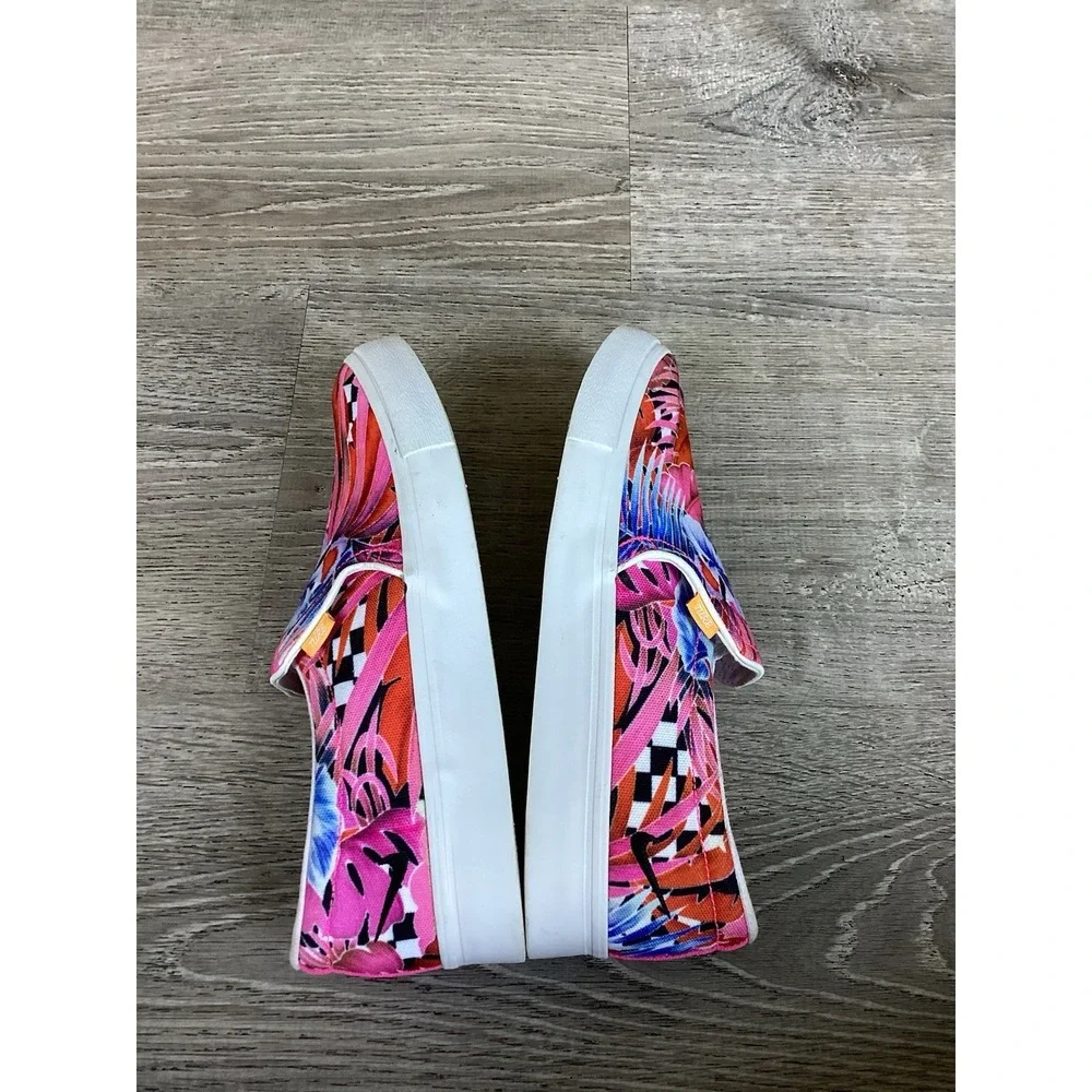 Nike Women's Court Royale Leser Floral Print Slip On Shoes CD7003-600 Size 7